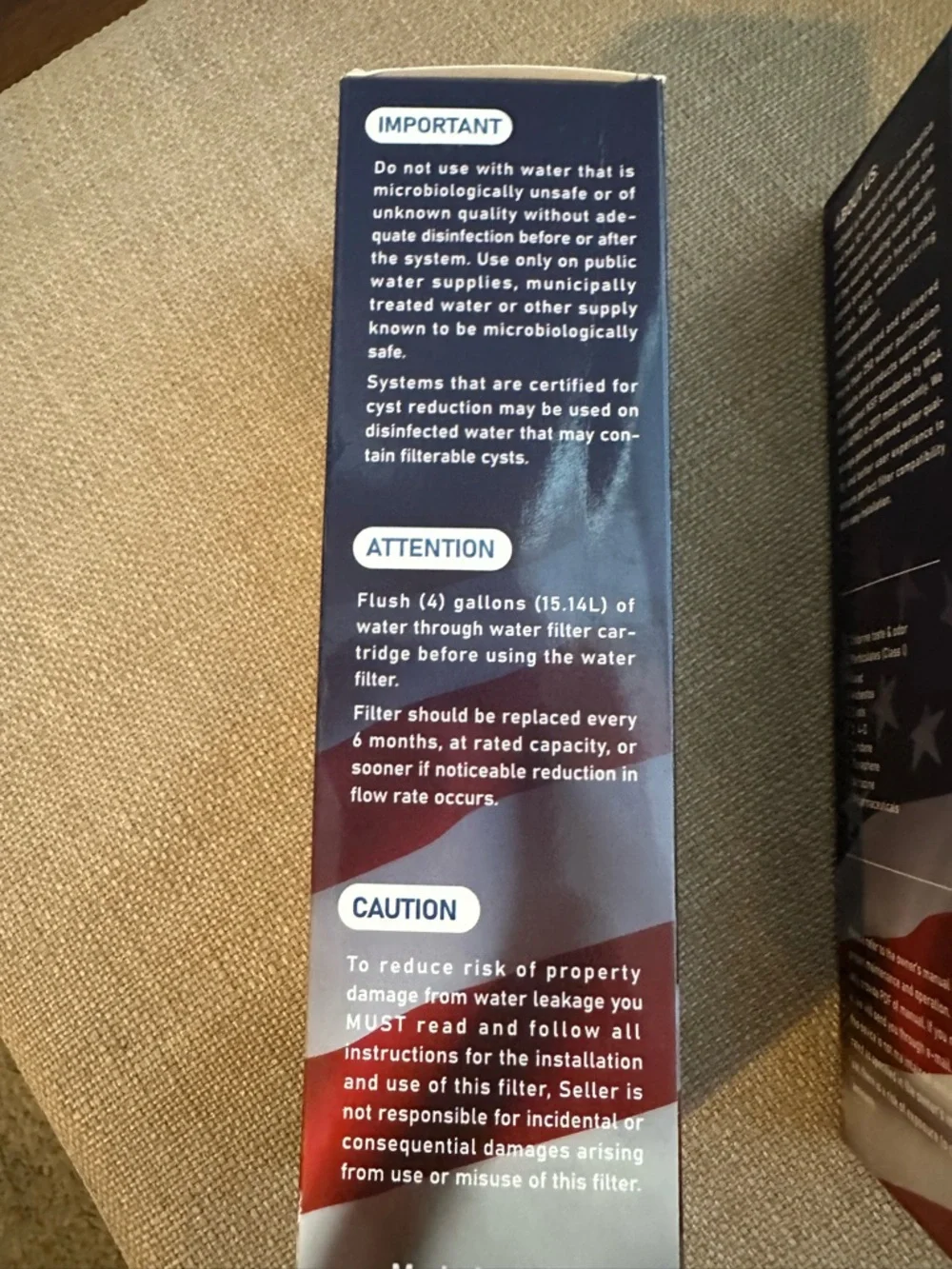 Teehay TH-02 Water Filter W10413645A/EDR2RXD1 Filter 2 pack of‎ 3